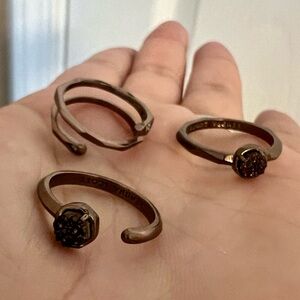 Kendra Scott ring set